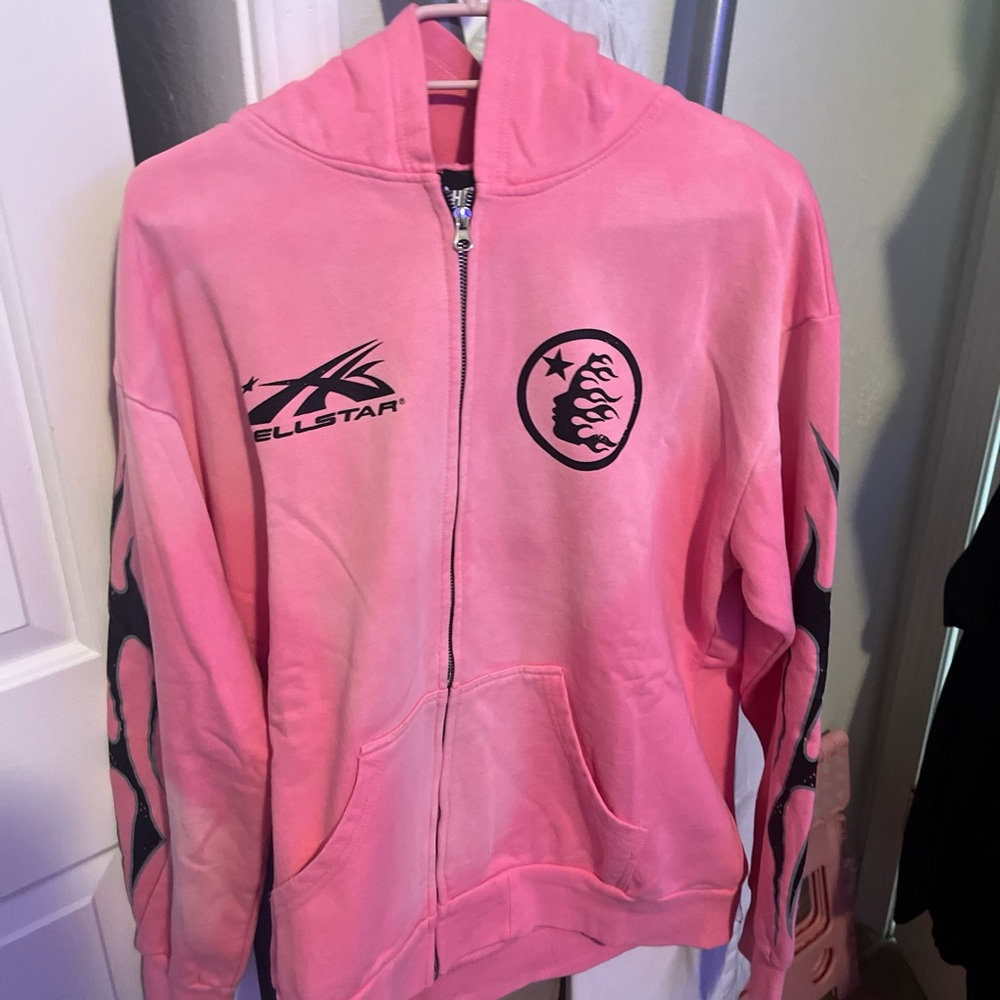 Pink Metal Mulisha Zip-Up Hoodie
